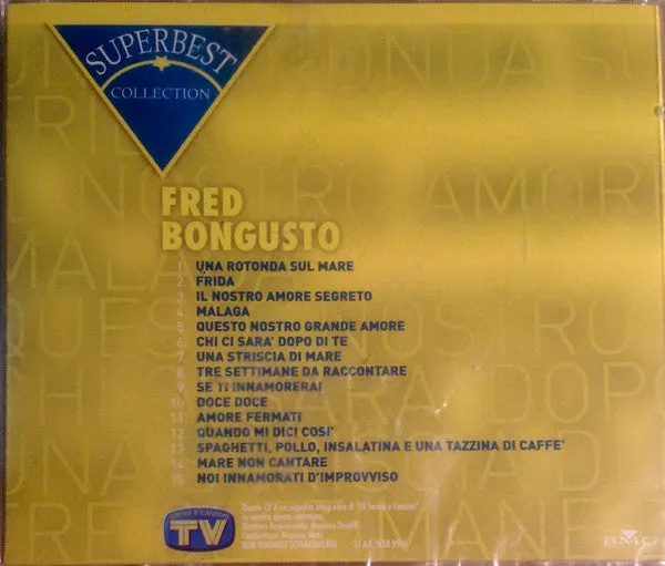 Fred Bongusto Superbest Collection CD compilation