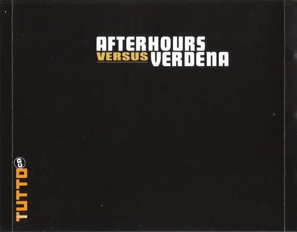 Afterhours Verdena Versus Verdena CD compilation live