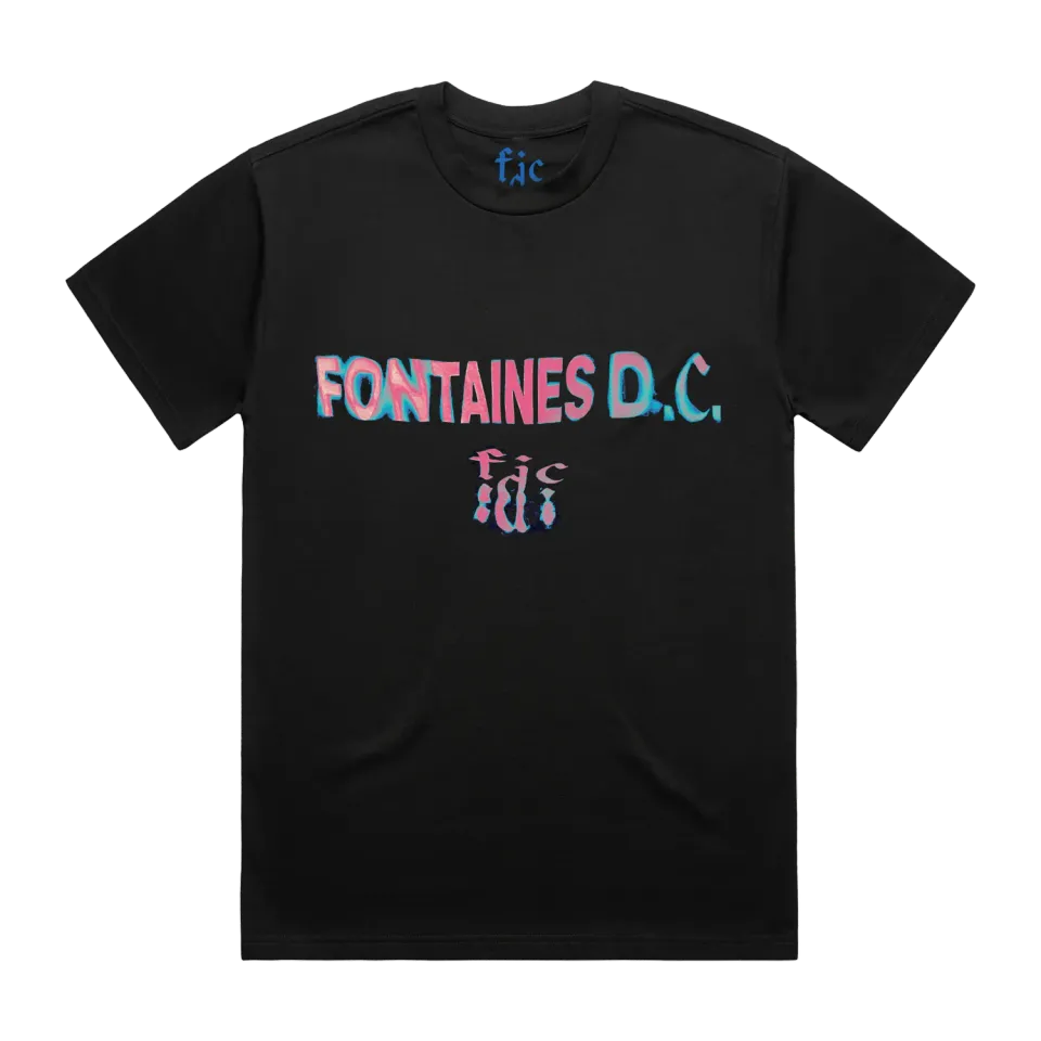 Fontaines D.C. Dopamine Chamber maglietta tour 2026 cotone