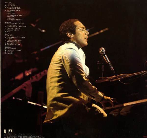 Paul Anka In Japan Live doppio LP vinile pop 1977