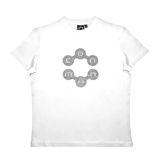 Polydor Diamante Baby Tee Maglietta Donna Cotone 90s