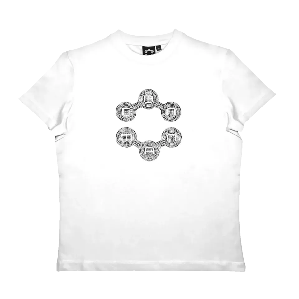 Polydor Diamante Baby Tee Maglietta Donna Cotone 90s