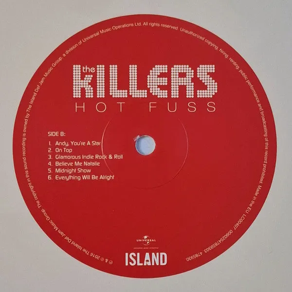The Killers Hot Fuss vinile LP bianco edizione limitata
