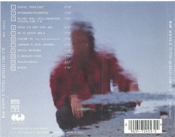 Raf Sogni È Tutto Quello Che C'È CD synth-pop