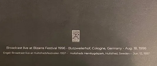 Rammstein Bizarre Festival 1996 vinile LP live non ufficiale
