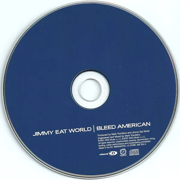 Jimmy Eat World Bleed American CD album emo NM