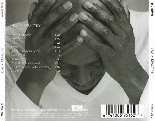 Kem Kemistry CD album neo soul usato USA