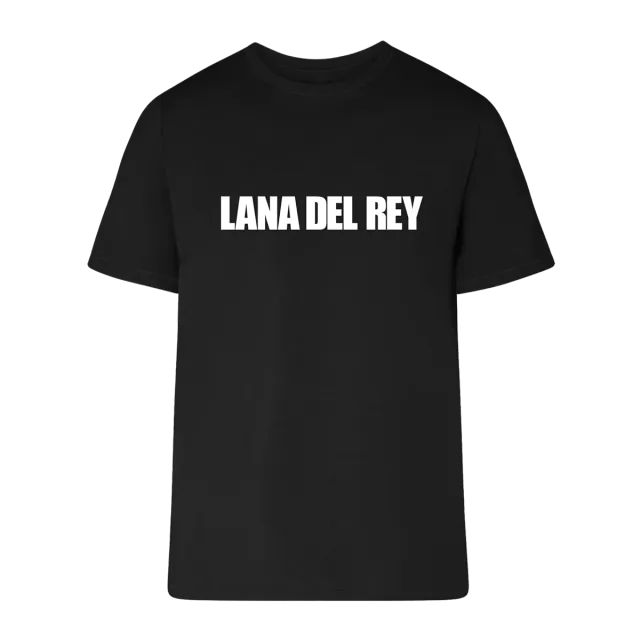 Lana Del Rey Logo maglietta nera oversize cotone