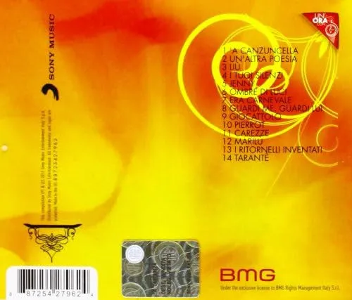 Alunni Del Sole Un'ora Con CD raccolta 2012 NM