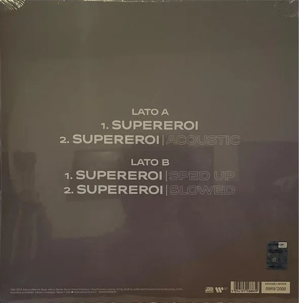 Mr. Rain Supereroi 12" azzurro Ltd pop