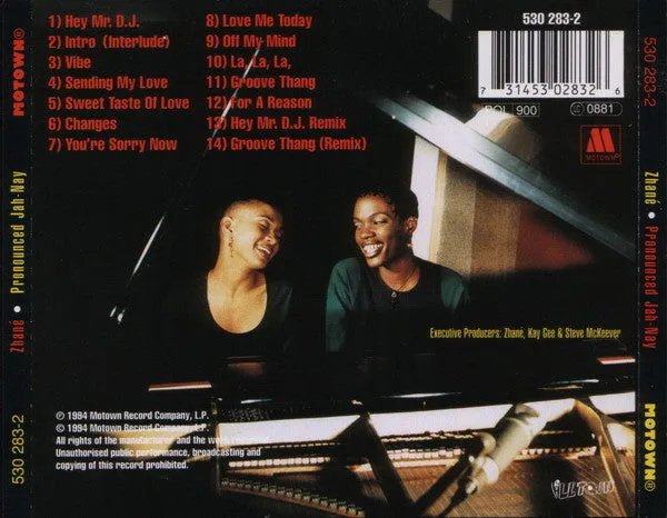 Zhané Pronounced Jah-Nay CD album versione europea