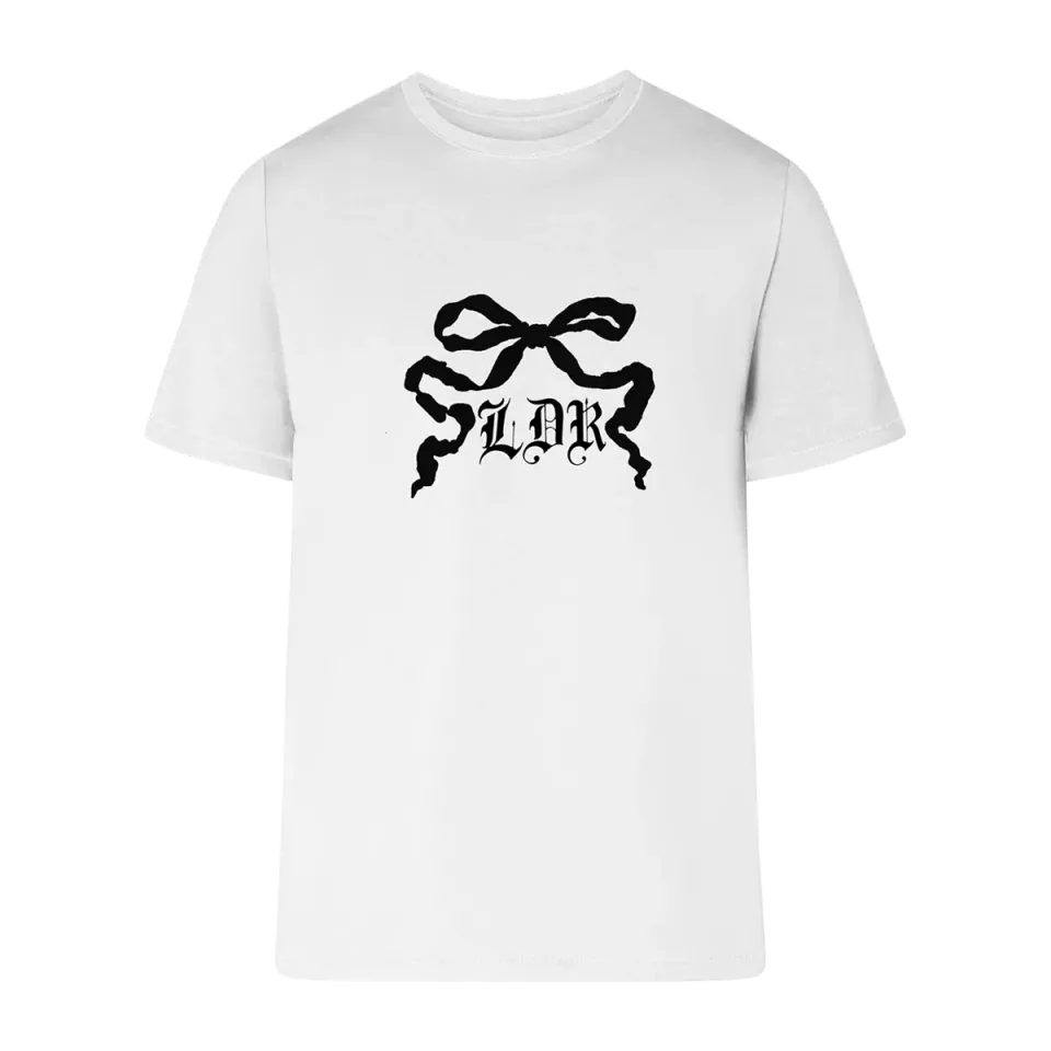 Polydor White T-Shirt with Ribbon maglietta cotone bianca